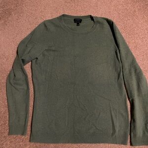 Talbots sage green cashmere sweater size S